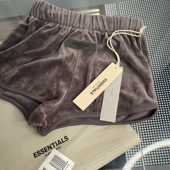 Essentials Velour Short - Picture 1 of 5